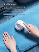Mavi Beyaz Kumaş Tıraş Makinesi + 1 Yedek Kesme Başlığı - 3