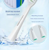 Elektrikli Diş Fırçası Ucu - Beyaz - Buzdağı Özel Temizleme - 2'li Paket - 9