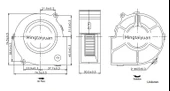 Sessiz Turbo Fan Nemlendirici - Mute 24V - 8
