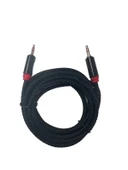 Hasır Örgülü 2 Metre Aux Kablosu Ses Kablosu 3.5 mm - 8