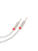 Hasır Örgülü 2 Metre Aux Kablosu Ses Kablosu 3.5 mm - 2