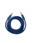 Hasır Örgülü 2 Metre Aux Kablosu Ses Kablosu 3.5 mm - 6