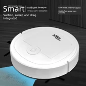 Otomatik Süpürme Robotu - Siyah - Yükseltilmiş Süpürme ve Silme Emme - 4