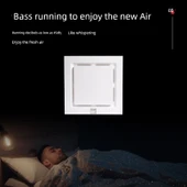 Banyo Tavan Egzoz Fanı - 9 inç Açılış 230mm Beyaz Standart Tavan Montajı - 3