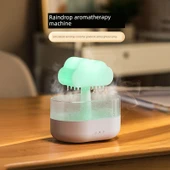 Aromaterapi Nemlendirici - Beyaz + 10ml Esansiyel Yağ - 3