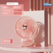 Disney Klipsli USB Fan - Genç Yetişkin Pudra Minnie - 20000mA - 1
