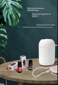 Aromaterapi USB Nemlendirici - Beyaz - Güncellenmiş - Büyük Sprey - Veri Kablosu - 10