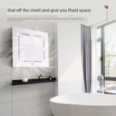 Banyo Tavan Egzoz Fanı - 300x300 Beyaz Entegre Tavan Özel - 4