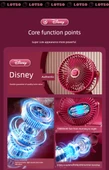 Disney Klipsli USB Fan - Buz Beyaz Mickey - 20000mA - 9