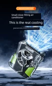 Taşınabilir Bel Askılı Fan - Akışkan Mor - 4000mAh - 23°C Soğutma - 6