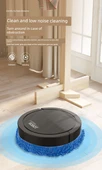 Elektrikli Mop Süpürme Robotu - Siyah - ZH608 - 7