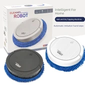 Elektrikli Mop Süpürme Robotu - Siyah - ZH608 - 6