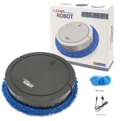 Elektrikli Mop Süpürme Robotu - Siyah - ZH608 - 3