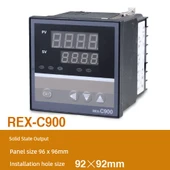 Dijital Ekranlı Akıllı Sıcaklık Kontrol Cihazı - REX-C900 Katı Hal Çıkışı - 1
