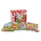 2488  MEVSİMLER SÜPER RENKLİ PUZZLE 4LÜ - 1