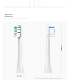 Romantik Mor Diş Fırçası Başlıkları - 4 Adet - Xiaomi T301 T302 T501 - 9