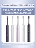 Romantik Mor Diş Fırçası Başlıkları - 12 Adet - Xiaomi T301 T302 T501 - 2