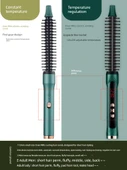Küçük Model Saç Kıvırma Aleti - 9MM Koyu Yeşil - 12 Hız Sıcaklık Kontrolü - 3