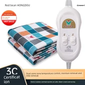Eski Tarz Çift Elektrikli Battaniye - Rastgele Renk Tek Kişilik Kraliçe 1.5m x 1.2m - 3