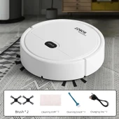 Akıllı Süpürme Robotu Vakum Mop K205 Beyaz 3'ü 1 Arada - 3