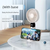 Taşınabilir El USB Fanı - Yıldız Limonu - Standart Sürüm - 9 Saat Dayanıklılık - El + Masaüstü - 6. Vites Rüzgar - 4