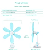 Klip Fan - 28cm Yumuşak Yaprak Standart - 9