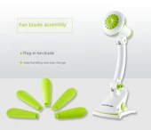Klip Fan - 42cm - Yeni Geliştirilmiş + 3 Metre Kablo - 11