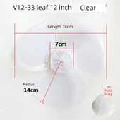 Fan Kanadı Değiştirme - 12 İnç - 3 Yaprak - Şeffaf - 1