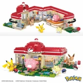 HNT93 MEGA Pokémon™ Pokémon Dinlenme Tesisi 648 parça +8 yaş - 2