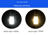 E14 Küçük Vida 7W Sıcak Sarı LED Ampul - 9