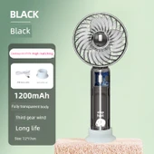 USB Taşınabilir El Fanı - Siyah - 1