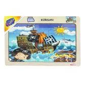 53/54/55/56 AHŞAP EĞİT.PUZZLE KORSAN - 1
