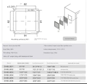 Üçü Bir Arada Toz Ağı - 200-210mm Fan İçin - 10