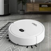 Akıllı Otomatik Süpürme Robotu - 205 Beyaz-2 - 1