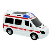 Pilli Sesli ışıklı  112 Ambulans Oyuncak - 1