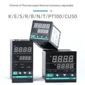 Dikey 48x96mm Röle Dijital Sıcaklık Kontrol Cihazı Ayarlanabilir - 3