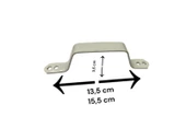 Ennalbur Demir Doğrama Kulp Beyaz Kaplama - 1