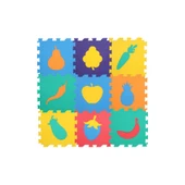 Toru Yer Matı Meyve Sebze 9 Adet 33x33 cm - 1