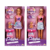 BEBEK SET ALİSHA VETERİNER AKSESUARLI ( 1 ADET FİYATIDIR ) - 1
