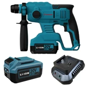 CATPOWER KÖMÜRSÜZ AKÜLÜ KIRICI DELİCİ 1*4 AH AKÜ+ŞARJ ALETİ (4225) - 1