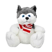 1030 Oturan Husky Atkılı Köpek 30 cm - 1