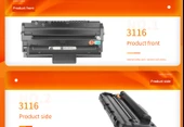 Fuji Xerox Phaser 3116 Uyumluluk Toner Kartuşu - 7000 Sayfa Standart + 2 Toner - 12