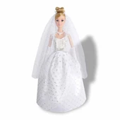 3381 SUN-RST-SIS-Gelinlikli Manken Bebek Alisha 29 cm - Sunman - 2