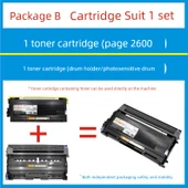 Uyumlu Lenovo LJ2000L/PRO Toner Kartuşu Paket B - 2600 Sayfa + Toner Kartuşu/Tambur Tutucu - 1