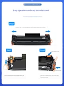 HP88A CC388A Toner Kartuşu - 1500 Sayfa Standart Versiyon - Kolay Toz Kartuşu - 3