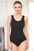 Belinay Kalın Asklılı Çıtçıtlı Body Modal Yumuşak Bayan Atlet 0844 - 2