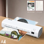 A4 Ofis Laminatörü - 20 Adet A4 Film ve Takım Filmi Hediye - 1