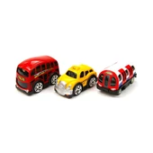 78482 Çek Bırak Şehir Araçları 10 cm 3 Parça -Vardem - 3