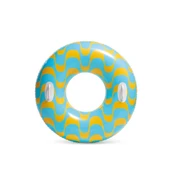 59256 Tutamaçlı Girdap Halkaları Desenli Simit 91 cm - 1