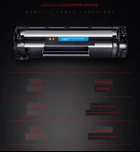 Uyumlu HP LaserJet Pro MFP M126a Yüksek Kapasiteli Toner Kartuşu + 3 Toner Şişesi - 12000 Sayfa - 8